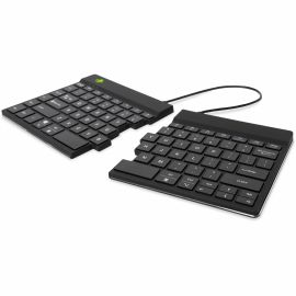 R-GO ERGONOMIC KEYBOARD, SPLIT KEYBOARD WITH BREAK LIGHT, QWERTY (US), BLUETOOTH
