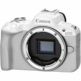 CANON EOS R50 MIRRORLESS CAMERA (WHITE, BODY ONLY)