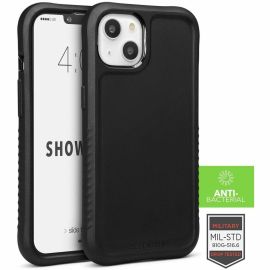CELLAIRIS APPLE IPHONE 13 SHOWCASE GRIP CASE W/ ANTI-BACTERIAL PROTECTION BLACK