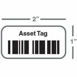 Wasp Pre-Printed Polyester Asset Tag