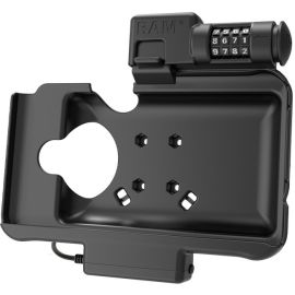 RAM SKIN COMBO-LOCKING POWERED CRADLE FOR SAMSUNG TAB ACTIVE2
