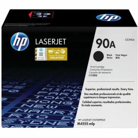 HP 90A (CE390A) Original Standard Yield Laser Toner Cartridge - Single Pack - Black - 1 Each