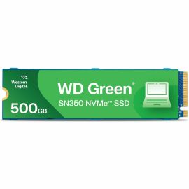 WD SN350 500 GB Solid State Drive - M.2 2280 Internal - PCI Express NVMe (PCI Express NVMe 3.0) - Green