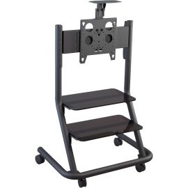 Chief Mobile Flat Panel Cart with 2 Shelves - For Displays 42-86