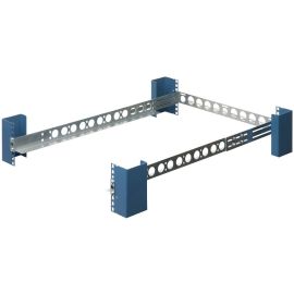 1U UNIVERSAL RAIL 24IN (D) WITH WIREBAR