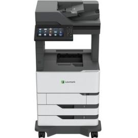 Lexmark MX820 MX826ade Laser Multifunction Printer-Monochrome-Copier/Fax/Scanner-70 ppm Mono Print-1200x1200 Print-Automatic Duplex Print-350000 Pages Monthly-1200 sheets Input-Color Scanner-600 Optical Scan-Monochrome Fax-Gigabit