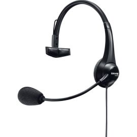 SINGLE-SIDED HEADSET FOR BROADCAST APPLICATIONS, CLOSED-BACK, SUPRA-AURAL DESIGN