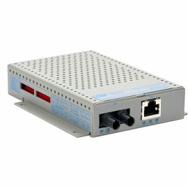 10/100/1000 RJ-45 POE+ MEDIA CO NVERTER ST MM 1310 5KM AC -40-60C