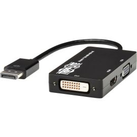 Tripp Lite by Eaton DisplayPort to VGA/DVI/HDMI All-in-One Converter Adapter DP ver 1.2 4K 30 Hz HDMI