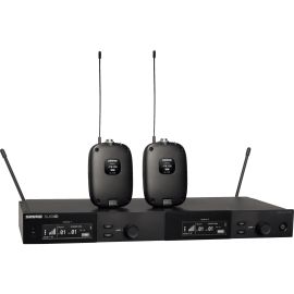 Shure Dual Wireless System with two SLXD1 Bodypack Transmitters