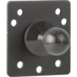 AMPS TABLET MOUNT PLATE. SQUARE PLATE WITH AMPS HOLE PATTERN & 20MM BALL JOINT