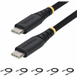 5-PACK USB-C CHARGING CABLE 60W PD/RUGGED USB 2.0 CHARGER CORD