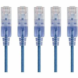 MONOPRICE SLIMRUN CAT6A ETHERNET PATCH CABLE - SNAGLESS RJ45_ UTP_ PURE BARE COP