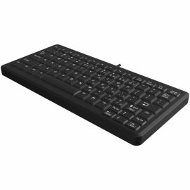 CLEANABLE SEALED BLACKKEYBOARD; 82 KEY W/ WHITE BACKLIGHTING. WITHSTANDS HOSPITA