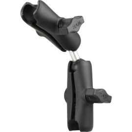 RAM MEDIUM DOUBLE SOCKET ARM, DUAL EXTENSION WITH BALL ADAPTER FOR B SIZE 1 BALL