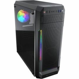 GLASS PANEL MIDTOWER GAMING RGB BAR,FAN