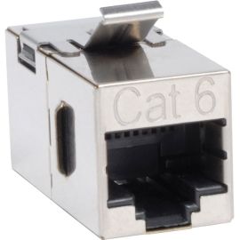 Tripp Lite by Eaton Cat6 Straight Through Modular Shielded In-line Snap-in Coupler (RJ45 F/F) TAA