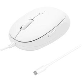 Macally MFAEC - Wired USB C Mouse for Mac with Back Button