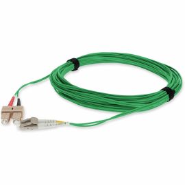 SC/LC M/M PATCH CBL 10M GREEN OM4 RISER TAA COMP FIBER