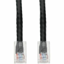 ADDON 6IN BLACK CAT 6 PVC ETHERNET CABLE NON-BOOTED RJ-45 M/M
