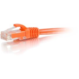 C2G 1FT CAT6A SNAGLESS UNSHIELDED (UTP) NETWORK PATCH ETHERNET CABLE-ORANGE - 1