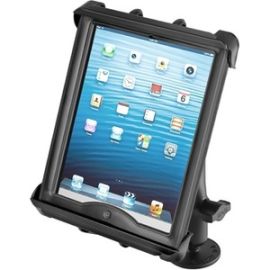 RAM FLAT SURFACE MOUNT WITH DOUBLE SOCKET ARM & TAB-TITE UNIVERSAL SPRING LOADED