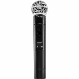HANDHELD TRANSMITTER WITH INTERCHANGEABLE MIC CARTRIDGE: SM58 (DYNAMIC, CARDIOID