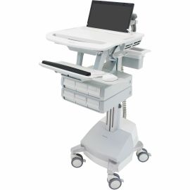 Ergotron StyleView Laptop Cart, SLA Powered, 6 Drawers