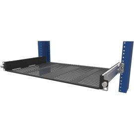 1U SLIDING 2POST CANTILEVER SHELF 10IN DEPTH