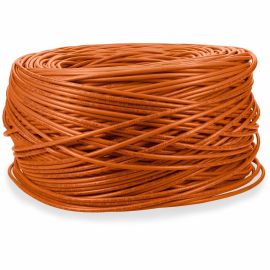 ADDON 1000FT ORANGE CAT6 UTP PLENUM COPPER PATCH CABLE