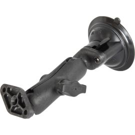 RAM COMPOSITE TWIST LOCK SUCTION CUP WITH DOUBLE SOCKET ARM AND DIAMOND BASE ADA