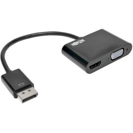 Tripp Lite by Eaton DisplayPort to VGA/HDMI All-in-One Converter Adapter DP ver 1.2 4K 30 Hz HDMI 50 Pack