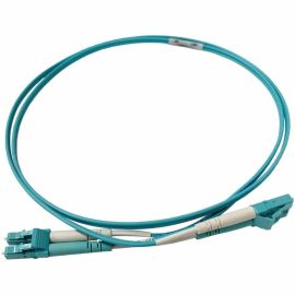 ULTRA 10F 2.0MM PLENUM DUPLEX OM4 50UM AQUA LC-LC A-B (CLIPPED)