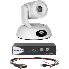 Vaddio RoboSHOT 12E HDBT Video Conferencing Camera - White - USB 3.0 - TAA Compliant