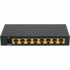 8X 10/100/1000-TX SWITCH RJ-45 0 TO 40C ETHERNET SWITCH