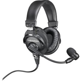 AUDIO TECHNICA BROADCAST STEREO HEADSET WITH DYNAMIC BOOM MICROPHONE