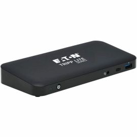 Tripp Lite by Eaton USB-C Dock Triple Display - 4K 60 Hz HDMI/DisplayPort USB 3.x Gen 2 (10Gbps) USB-A/USB-C Hub GbE 85W PD Charging Black