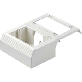 Panduit Pan-Way T70WC2IW T-70 Workstation Outlet Center for Snap-on Faceplates