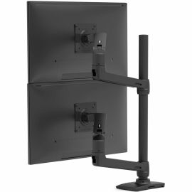 Ergotron Desk Mount for Monitor, Display, TV - Matte Black