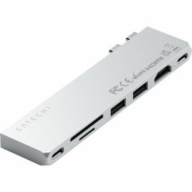 EXPAND YOUR M2 MACBOOK AIRS CAPABILITIES WITH THE SATECHI PRO HUB SLIM, FEATURIN