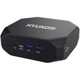 Hyundai Mini PC, Windows 10 Pro, Intel Core-i3, 8GB RAM, 256GB M.2 SSD, 2 HDMI Ports, Supports 2.5