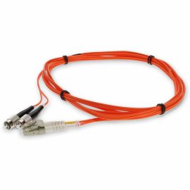 5M LC/FC M/M ORANGE OM1 DUPLEX OFNR-RISER FIBER PATCH CABLE