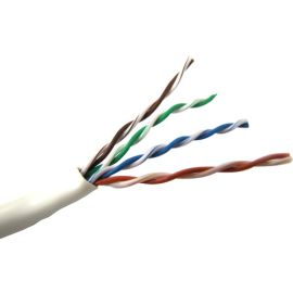 1000FT WHITE CAT5E 350MHZ SOLID UTP  CMR