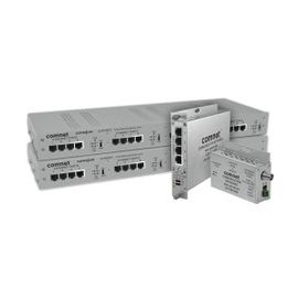 ComNet Ethernet-over-Copper Extender With Pass-Through PoE