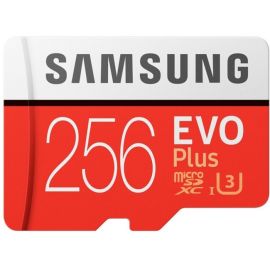 Samsung EVO Plus 256 GB Class 10/UHS-I (U3) microSDXC - 1 Pack