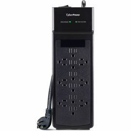 CYBERPOWER CSB1206 SURGE 12OL 3600J 6 CORD BLACK