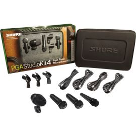 Shure PGASTUDIOKIT4 Studio Kit that contains PGA52, 57, 181 (X2)