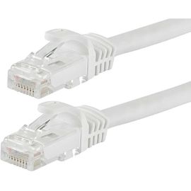 FLEXBOOT CAT6 24AWG  CABLE_ 10FT WHITE