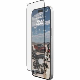 RUGGED IPHONE 15 PRO MAX GLASS CLEAR/BLACK
