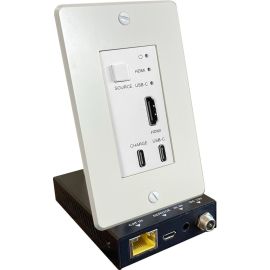 Comprehensive Pro AV/IT Integrator Series HDMI & USB-C 4K60Hz Wall Plate Extender Kit up to 164ft